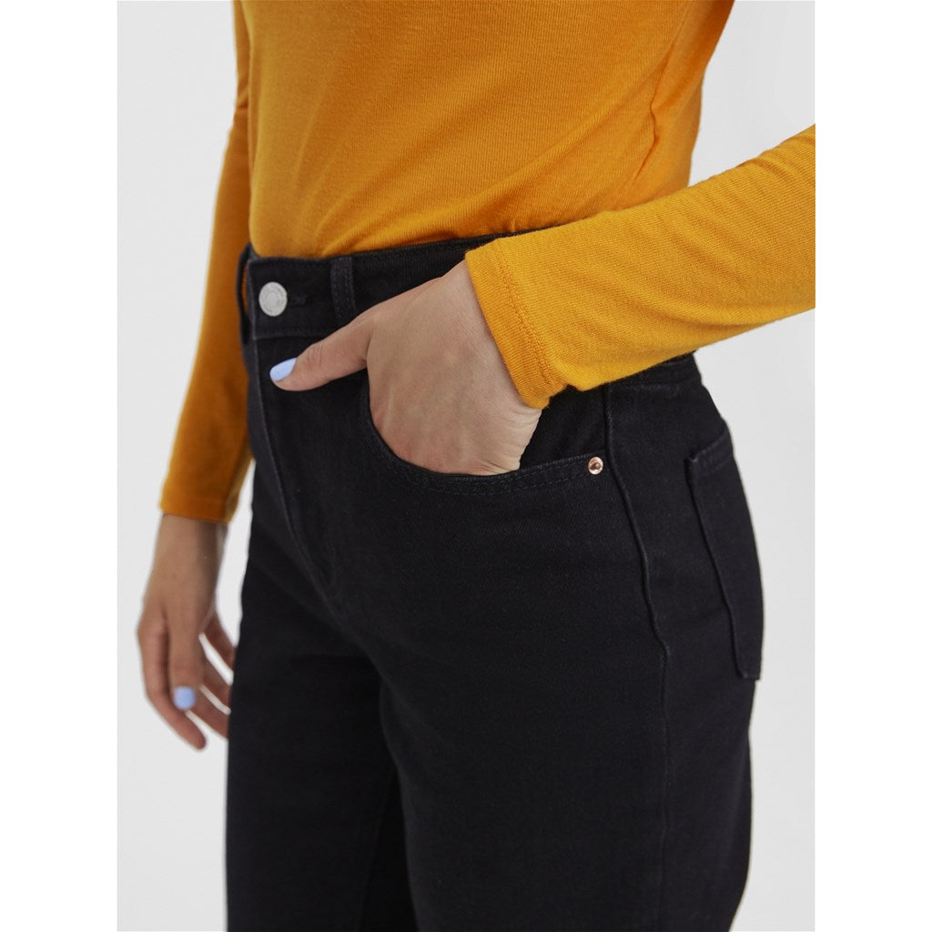 HIGH RISE LOOSE STRAIGHT JEANS