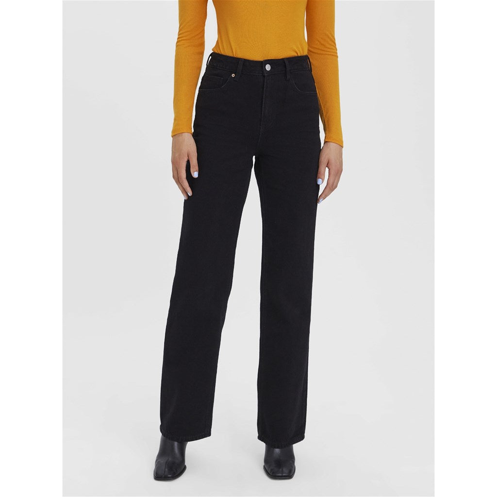 HIGH RISE LOOSE STRAIGHT JEANS