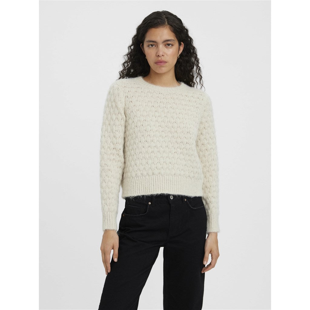 STRUCTURE O-NECK BLOUSE