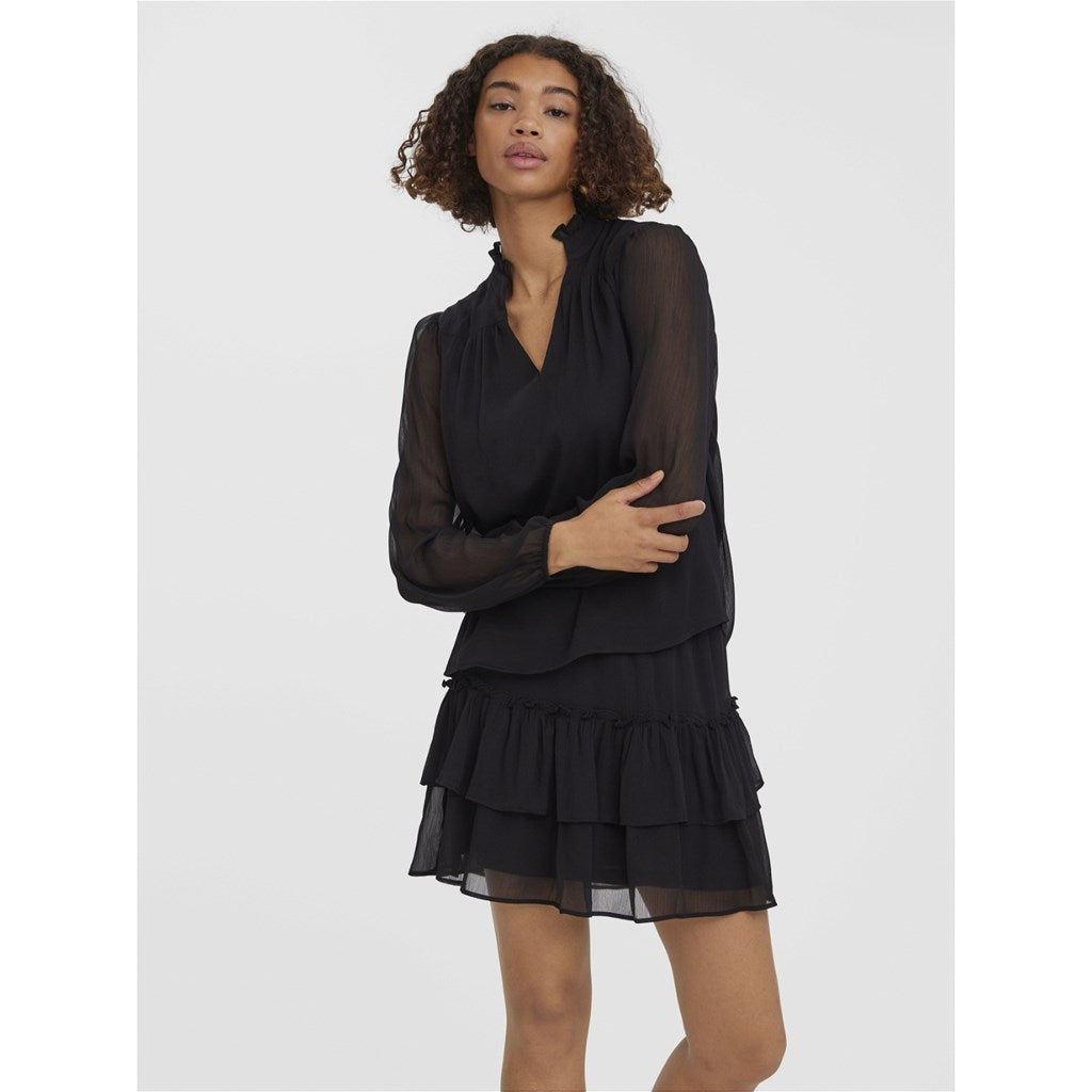VMKAYA FALL LS V-NECK BLOUSE WVN