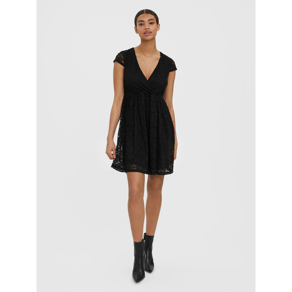 CAPSLEEVE SHORT DRESS