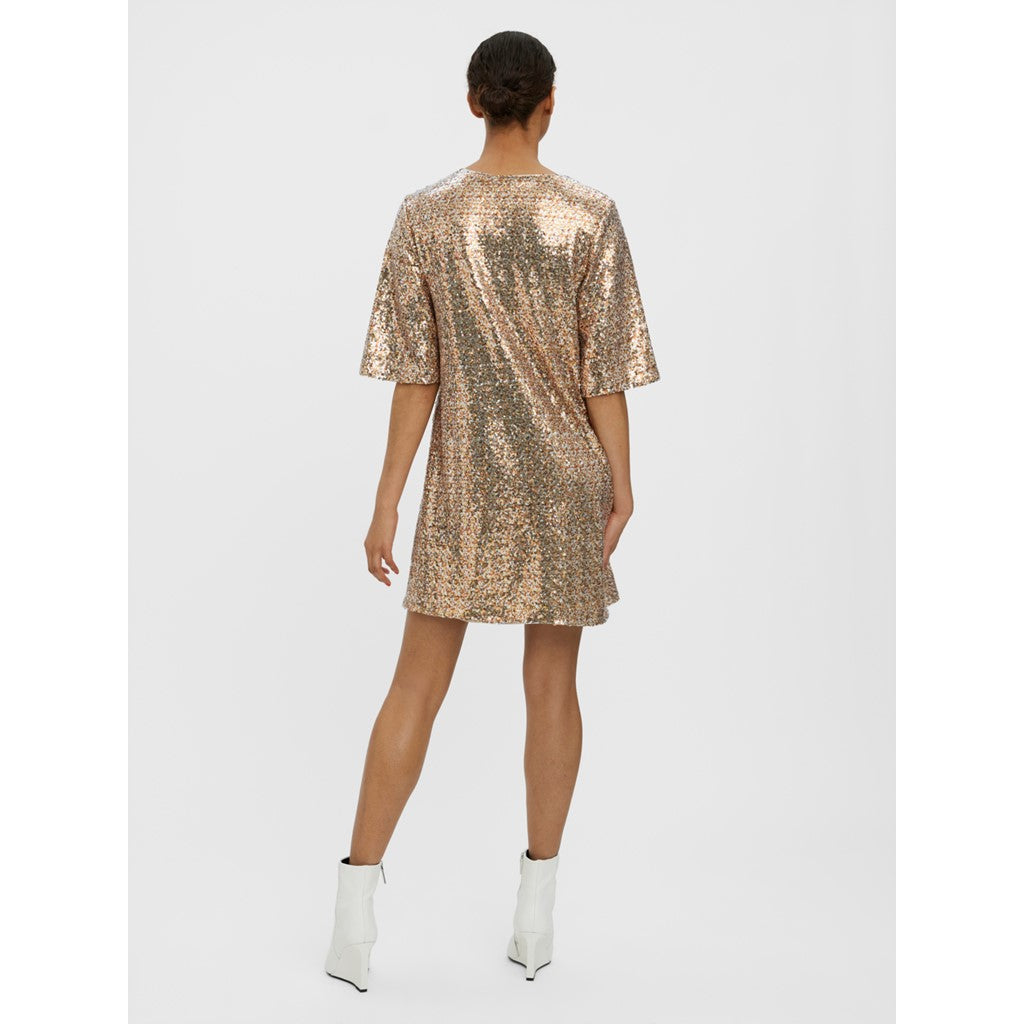 SEQUINED SHORT DRESS