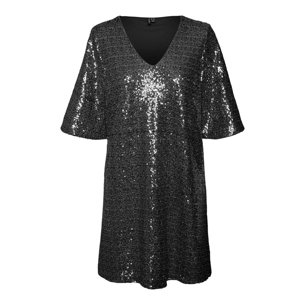 SEQUINED SHORT DRESS