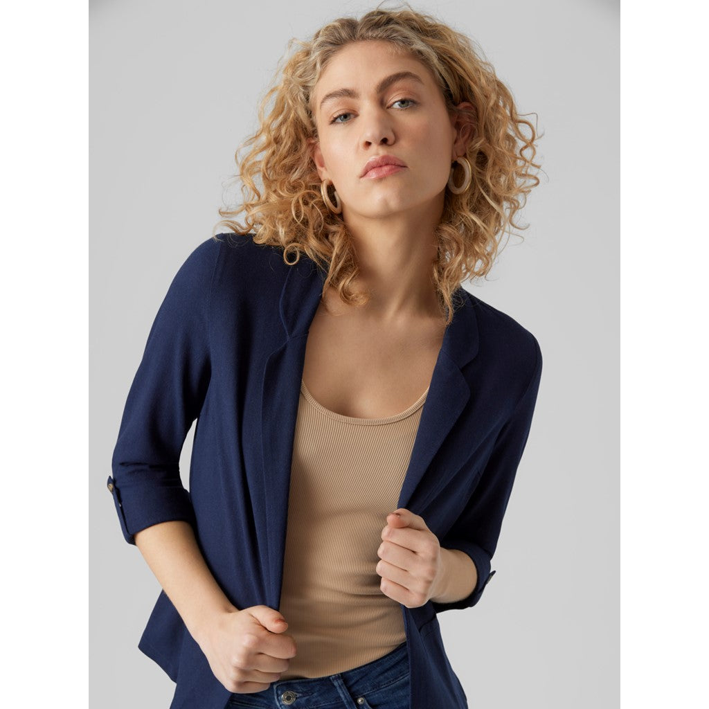 VMJESMILO 3/4 LOOSE BLAZER WVN GA NOOS