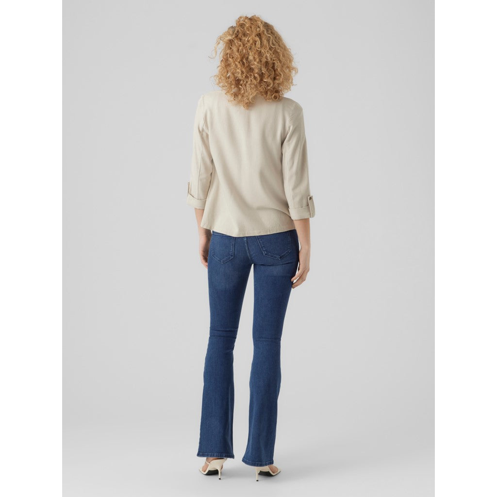 VMJESMILO 3/4 LOOSE BLAZER WVN GA NOOS
