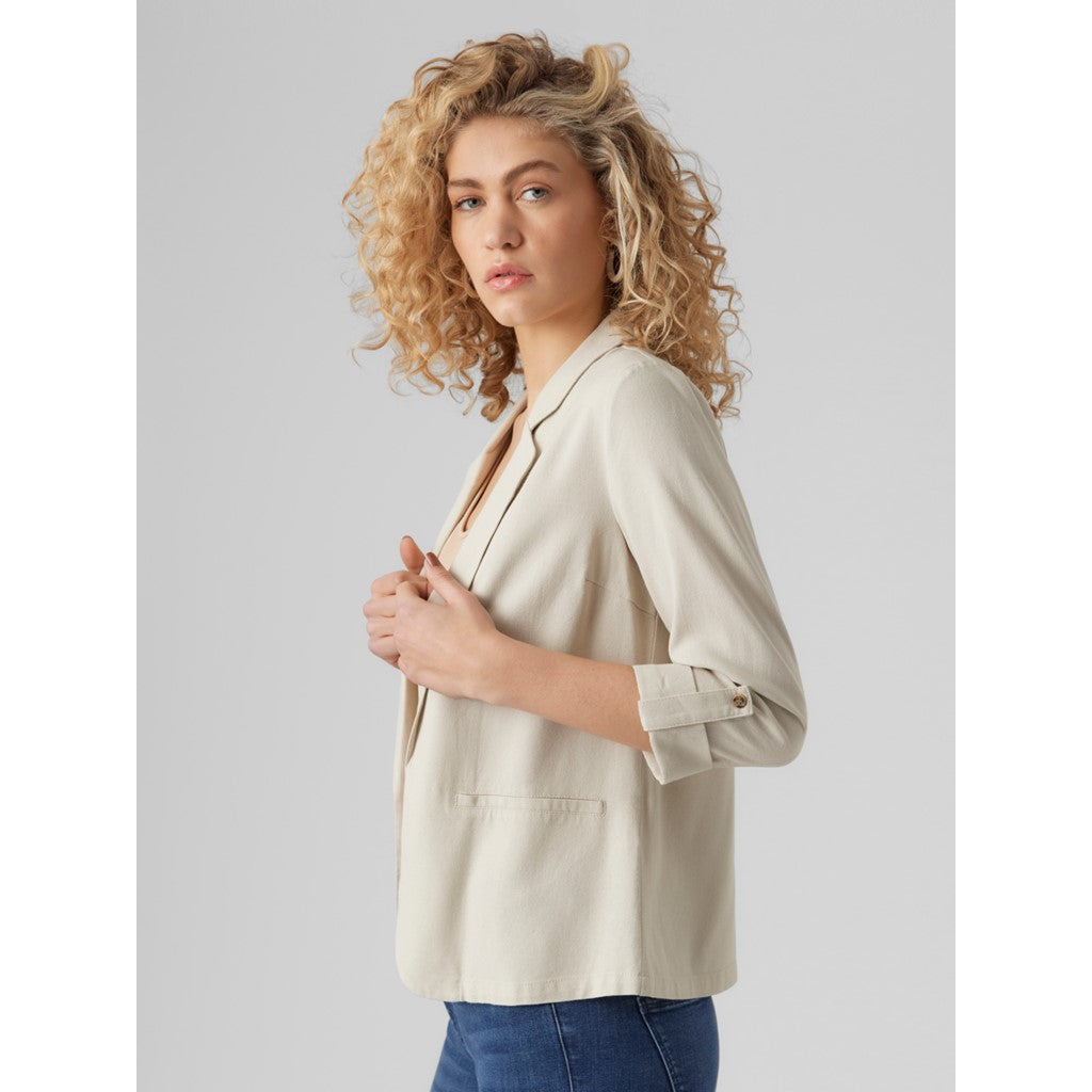 VMJESMILO 3/4 LOOSE BLAZER WVN GA NOOS