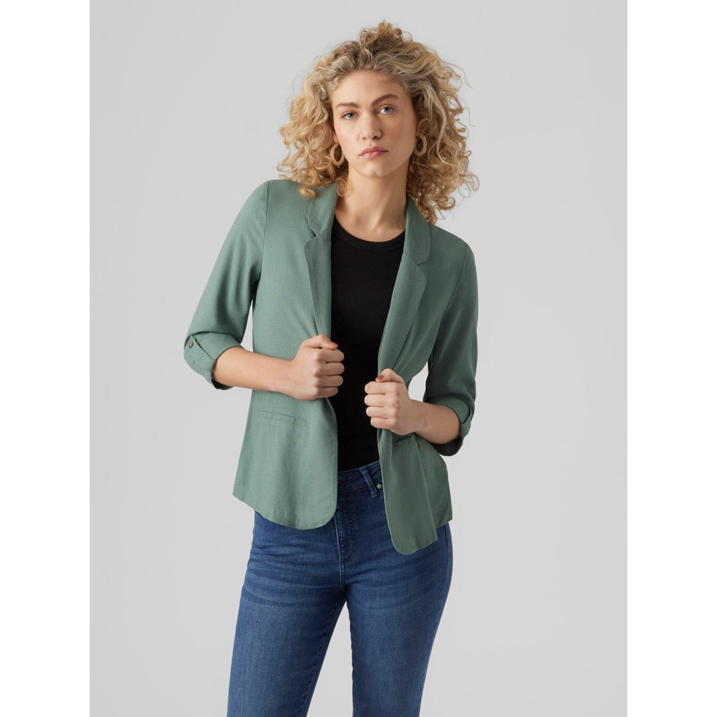 VMJESMILO 3/4 LOOSE BLAZER WVN GA NOOS