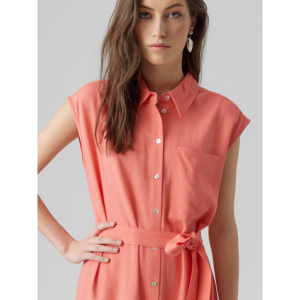 CALF SHIRT DRESS
