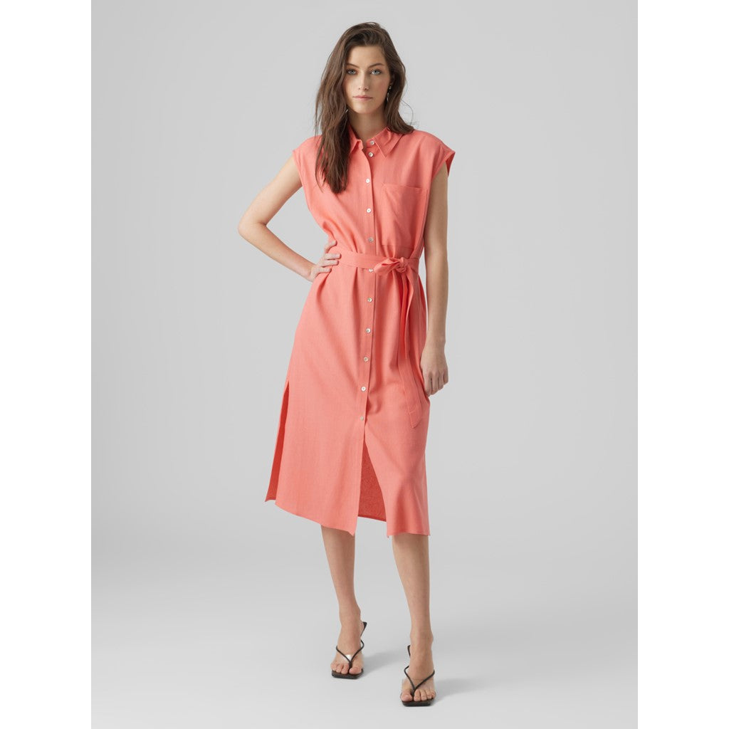 CALF SHIRT DRESS