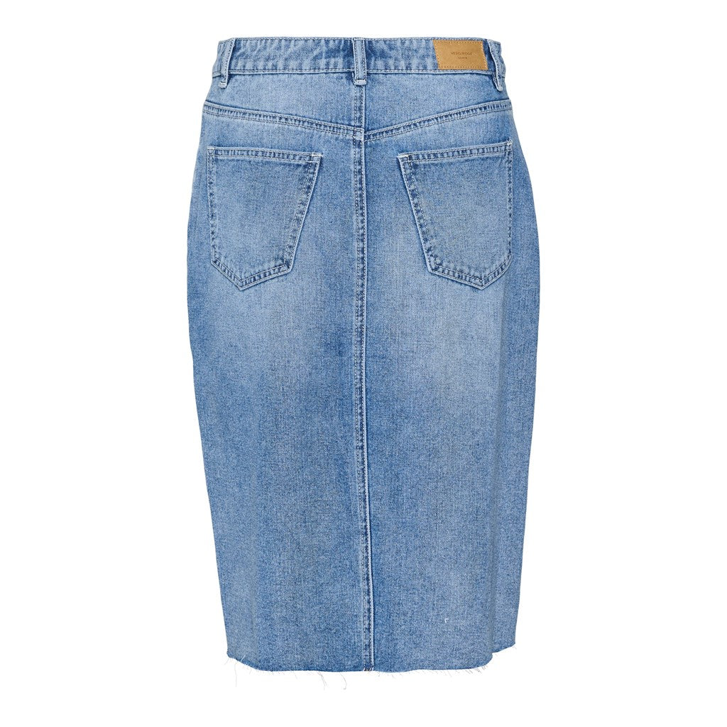 AMELIA HIGH RISE DENIM SKIRT