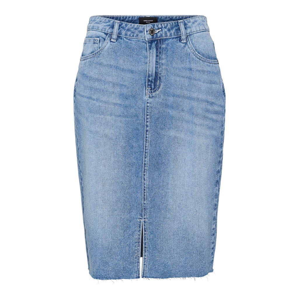 AMELIA HIGH RISE DENIM SKIRT