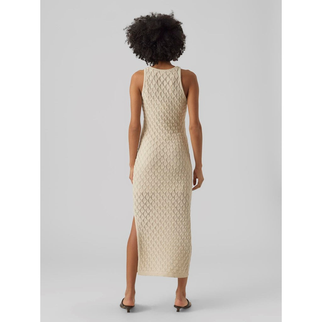 SLEEVELESS CROCHET 7/8 DRESS