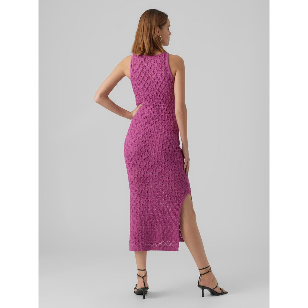 SLEEVELESS CROCHET 7/8 DRESS