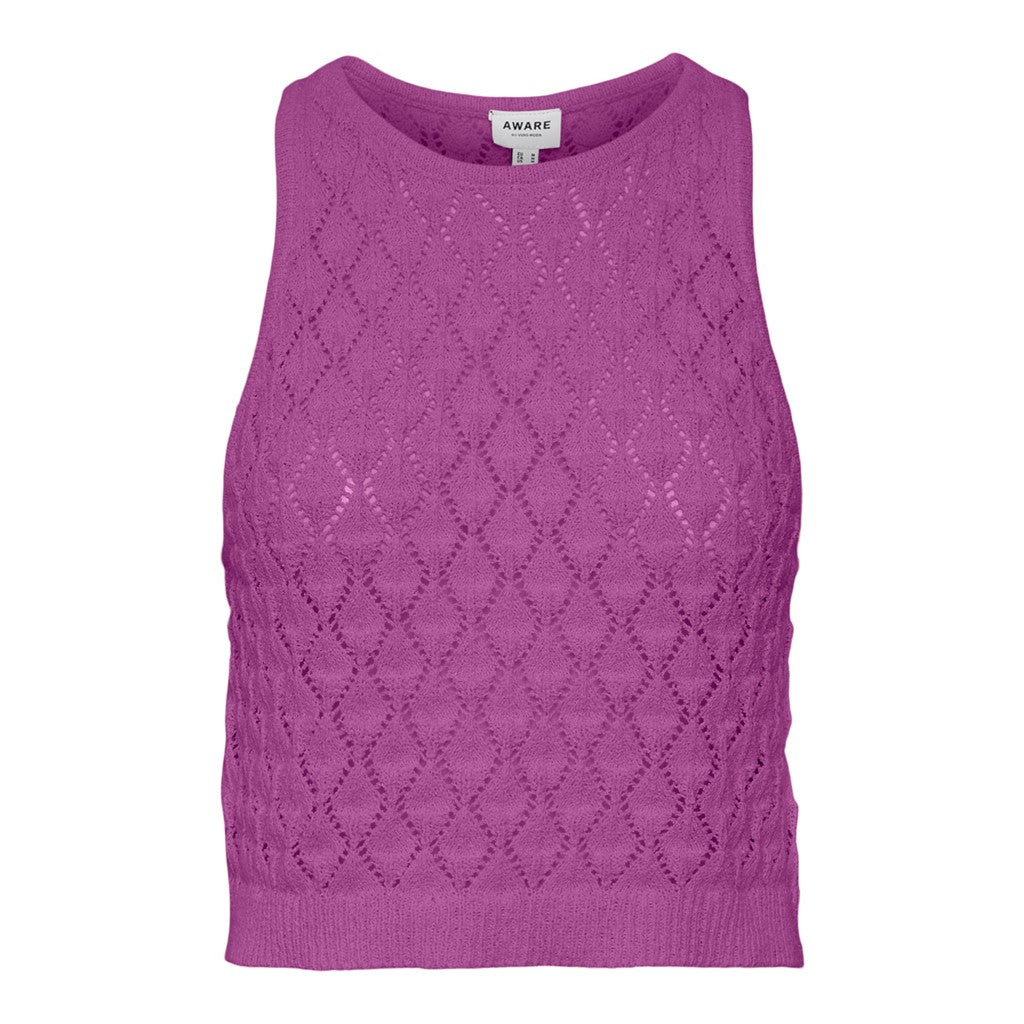 SLEEVELESS CROCHET TOP