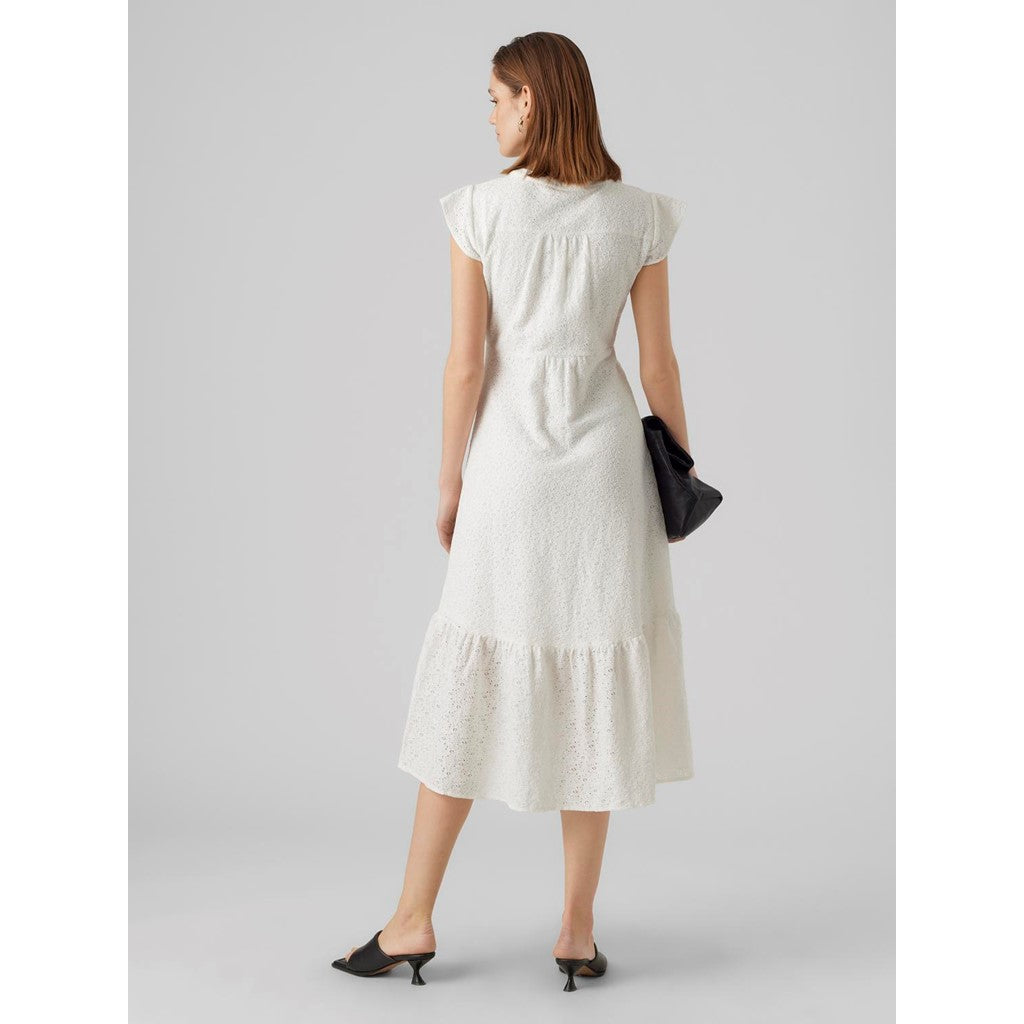 CAP SLEEVE V-NECK 7/8 DRESS