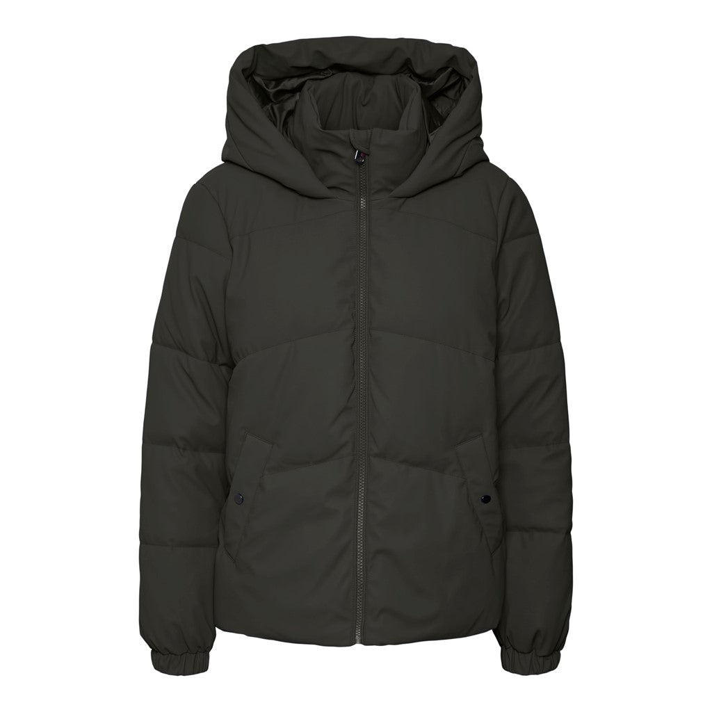 SHORT COATED JACKET