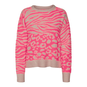 VMLEON FEATHER LS O-NECK PULLOVER BOO