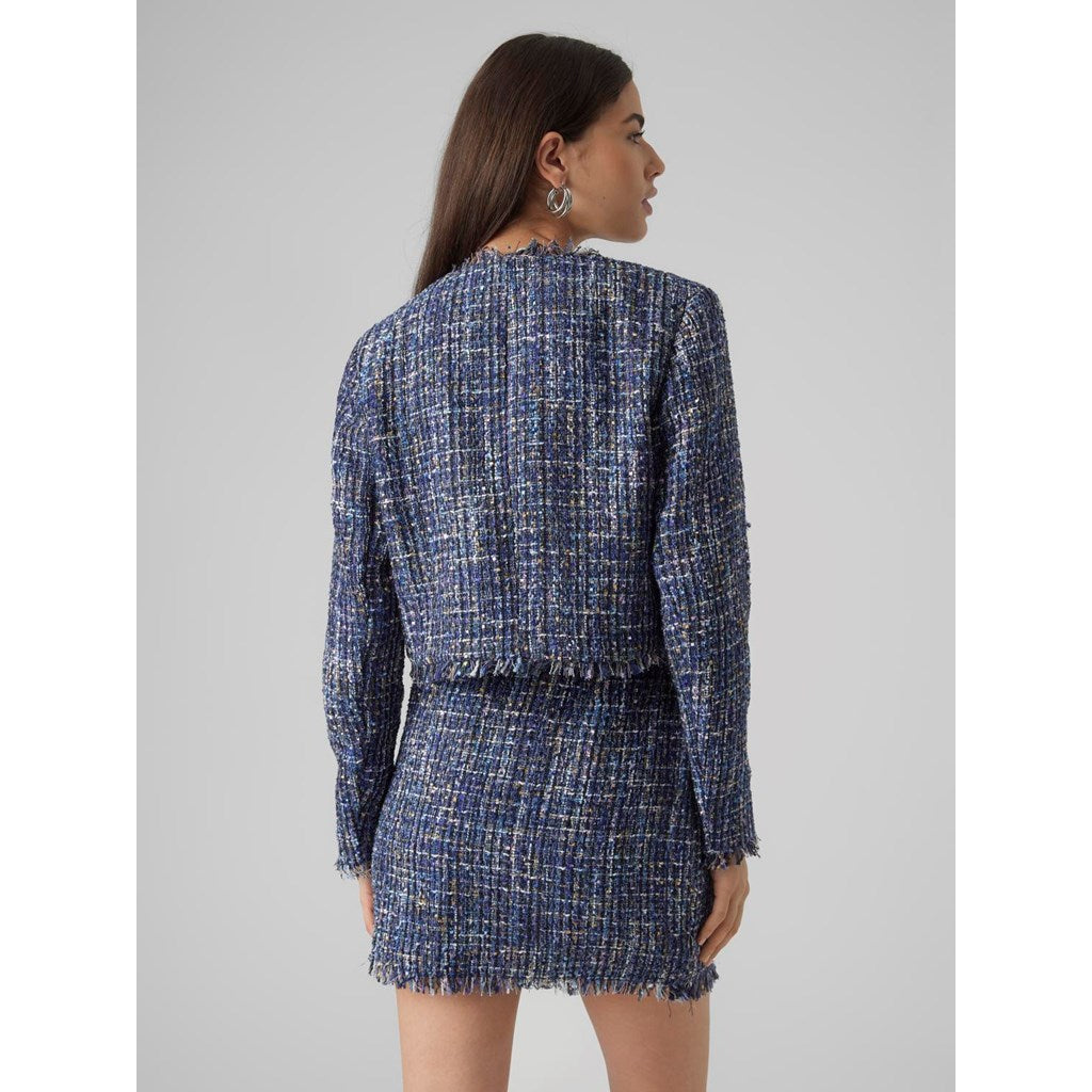 SHORT TWEED BLAZER