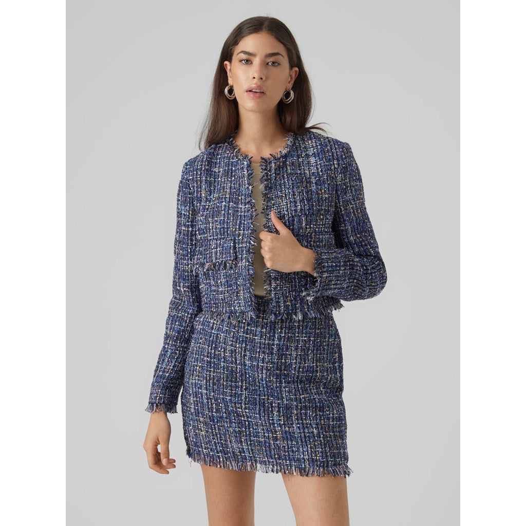 SHORT TWEED BLAZER