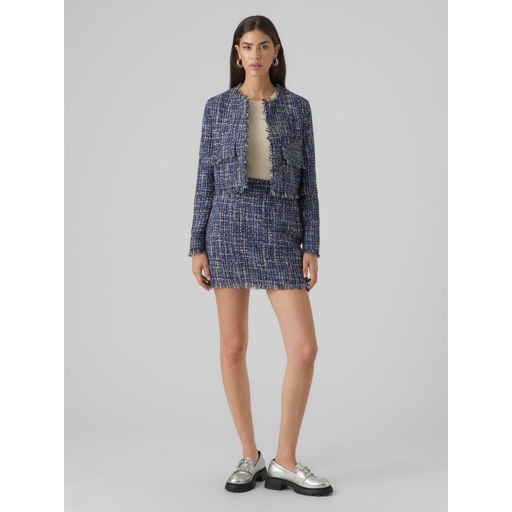 SHORT TWEED BLAZER