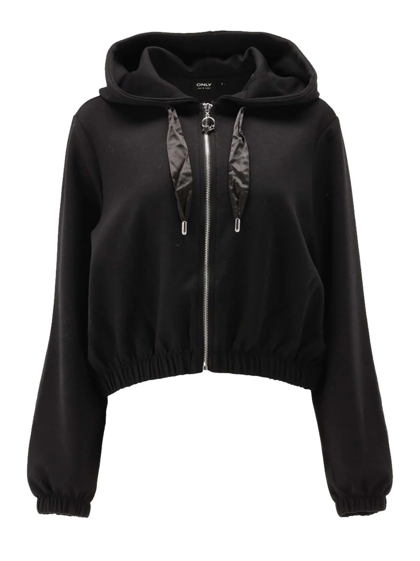 SATEEN STRING SWEATSHIRT