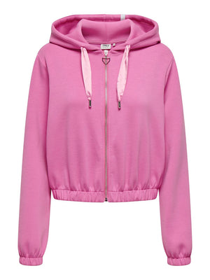 SATEEN STRING SWEATSHIRT