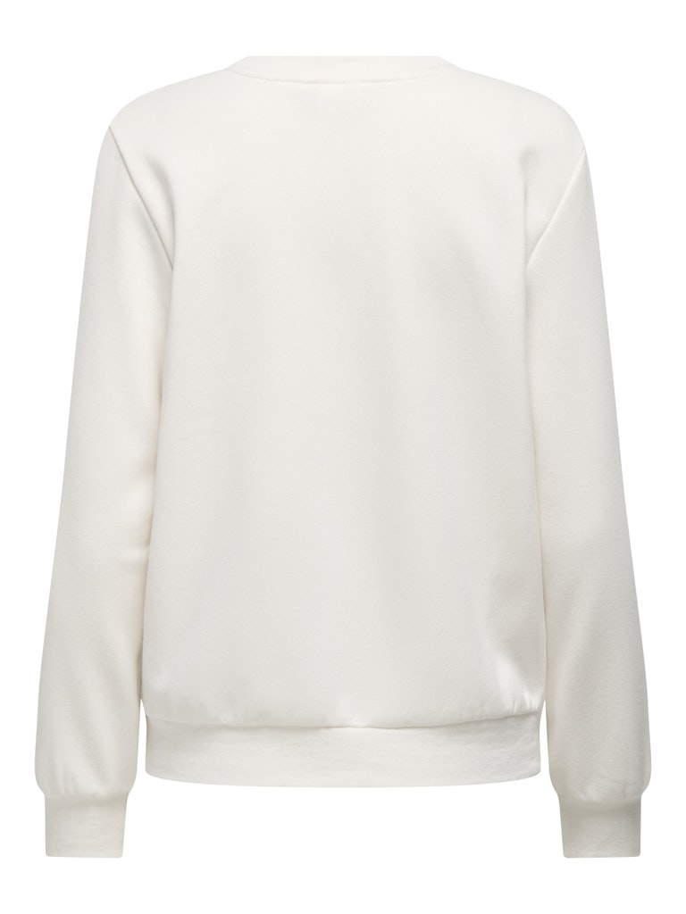 O-NECK PEARL SWEATSHIRT