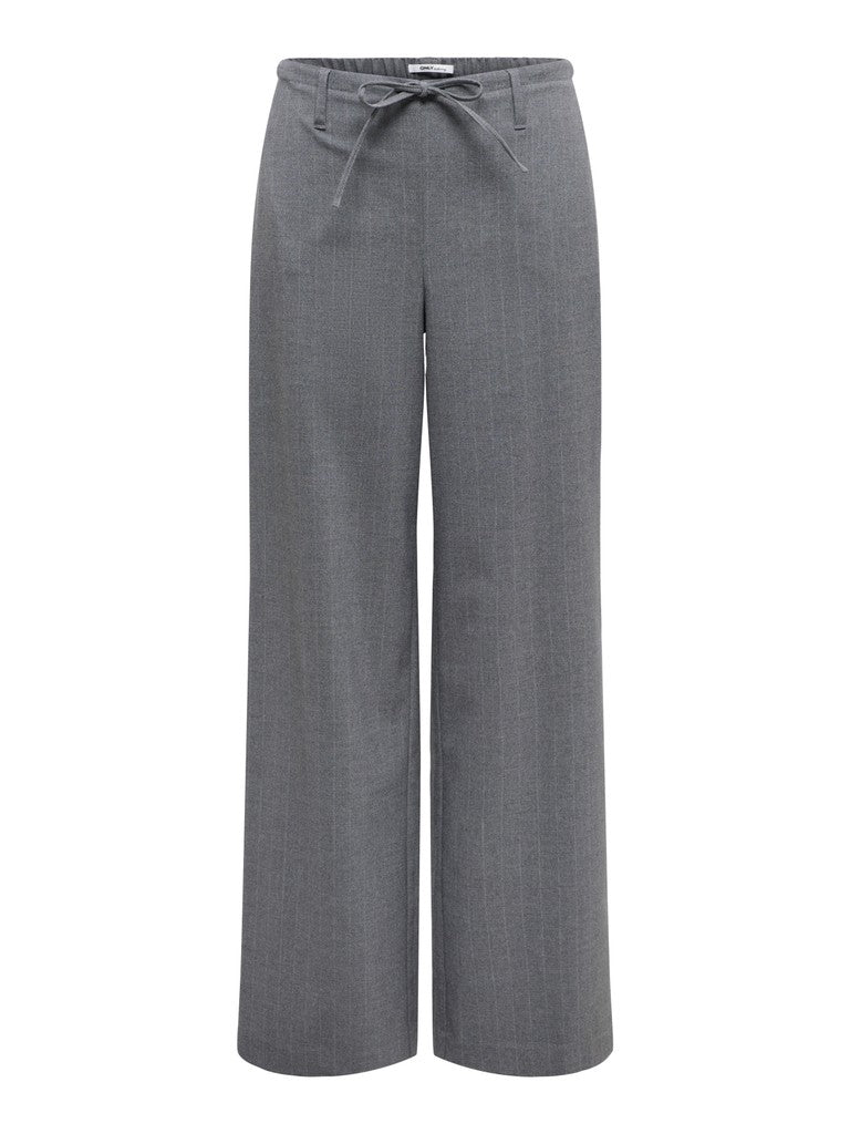 ONLOVIA LIFE MW WIDE PINSTR PANT