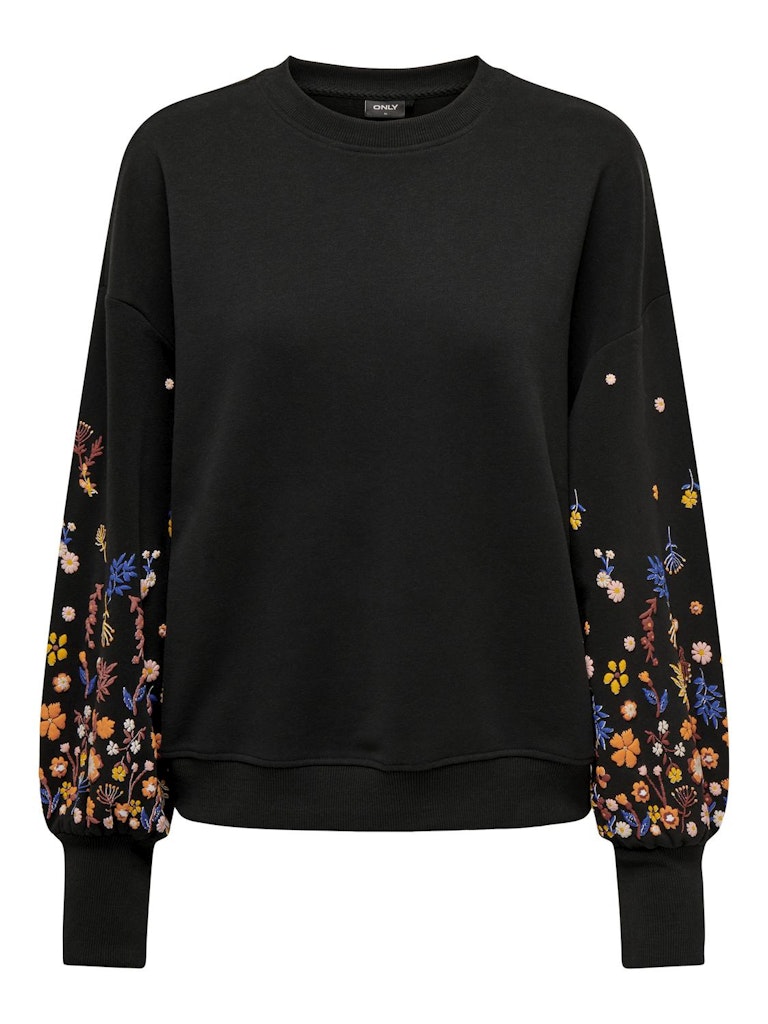 BROOKE O-NECK FLOWER SWEATSHIRT