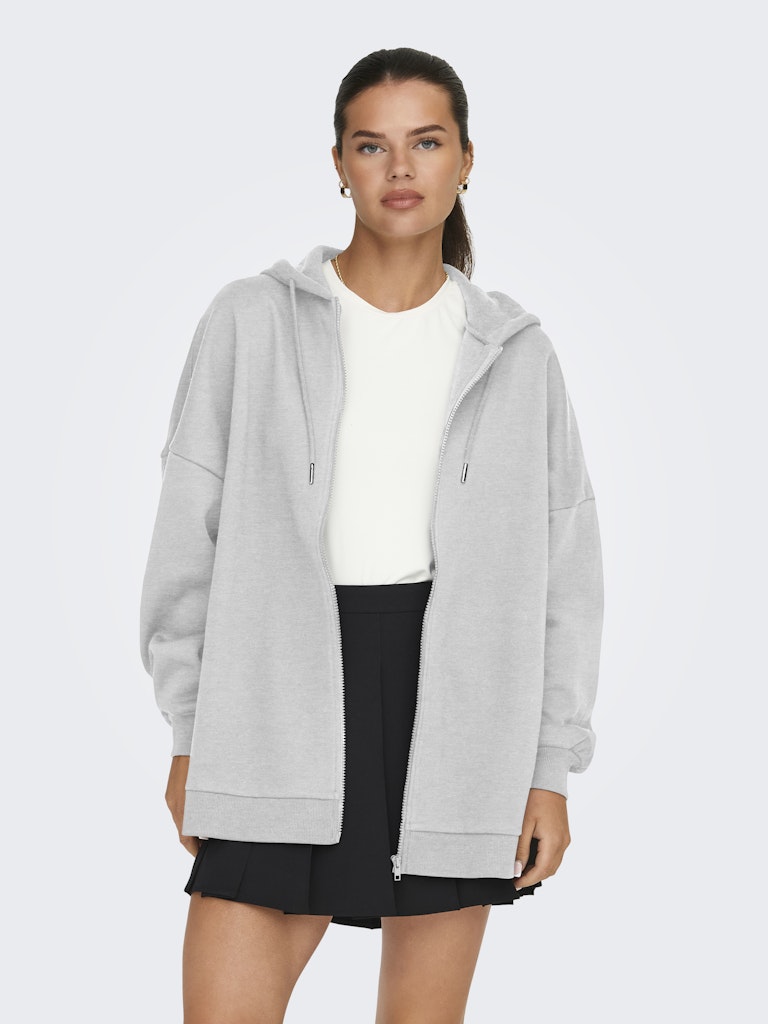 OVERSIZE ZIP HOOD SWEATSHIRT