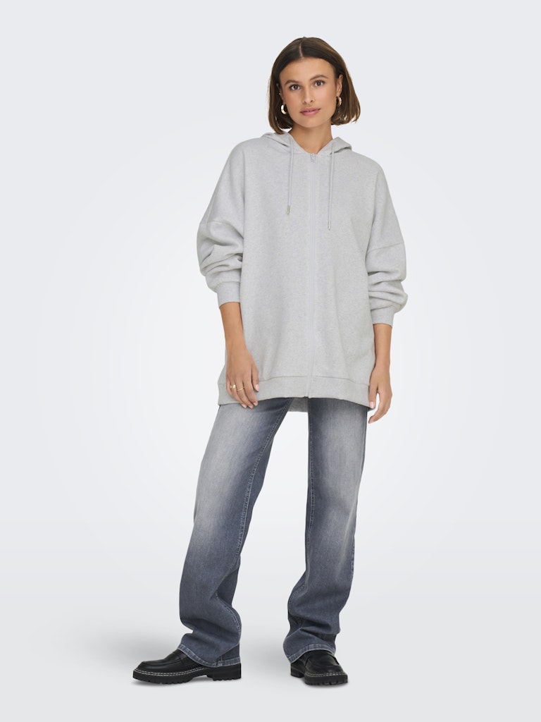 OVERSIZE ZIP HOOD SWEATSHIRT