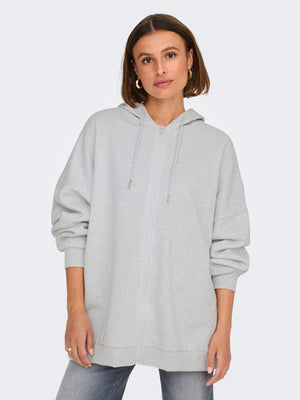 OVERSIZE ZIP HOOD SWEATSHIRT