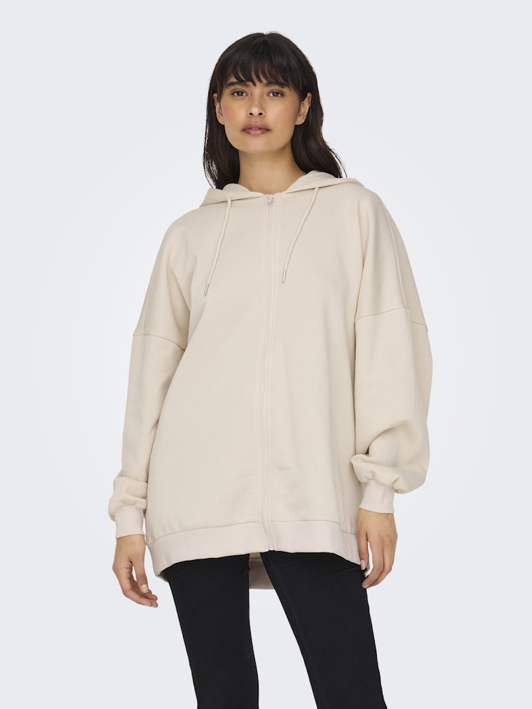 OVERSIZE ZIP HOOD SWEATSHIRT