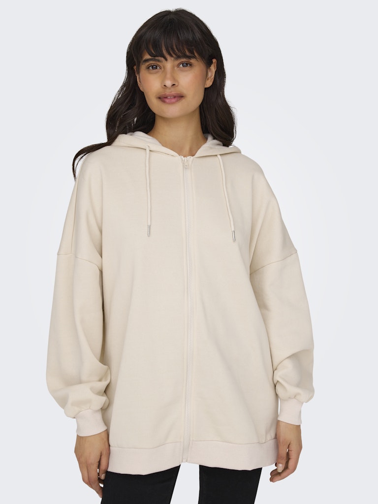 OVERSIZE ZIP HOOD SWEATSHIRT