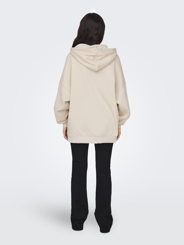 OVERSIZE ZIP HOOD SWEATSHIRT
