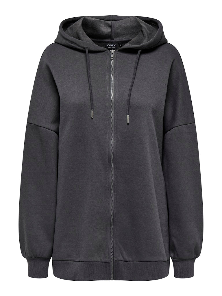 OVERSIZE ZIP HOOD SWEATSHIRT