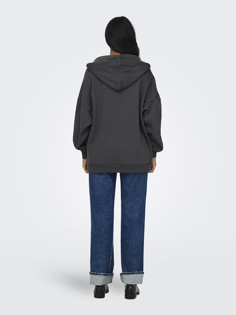 OVERSIZE ZIP HOOD SWEATSHIRT