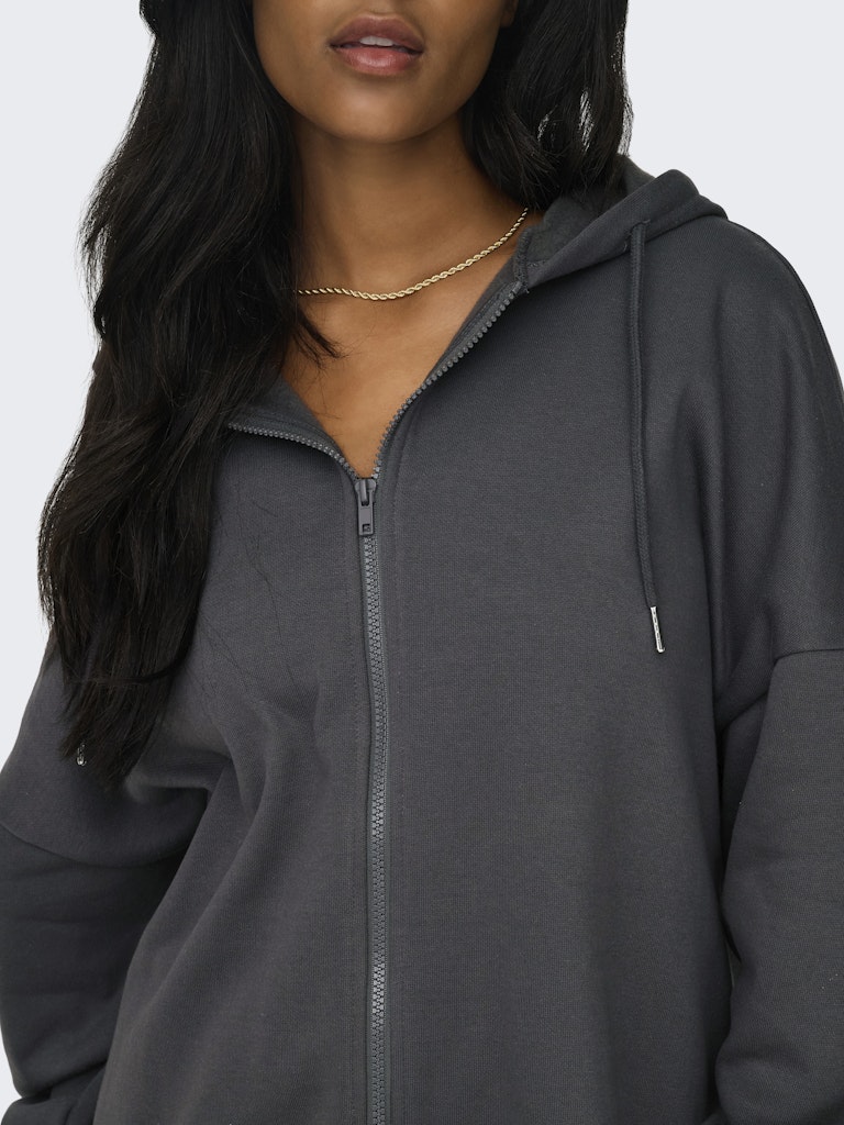 OVERSIZE ZIP HOOD SWEATSHIRT
