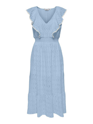 SHANNON EMB DETAIL DRESS