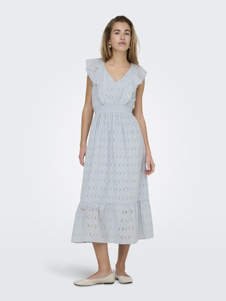 SHANNON EMB DETAIL DRESS