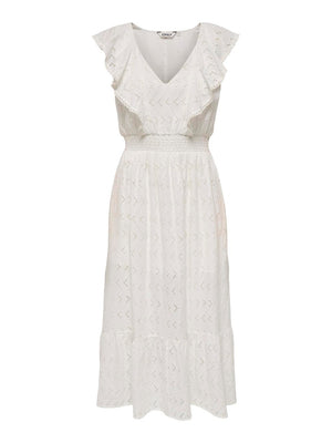 SHANNON EMB DETAIL DRESS