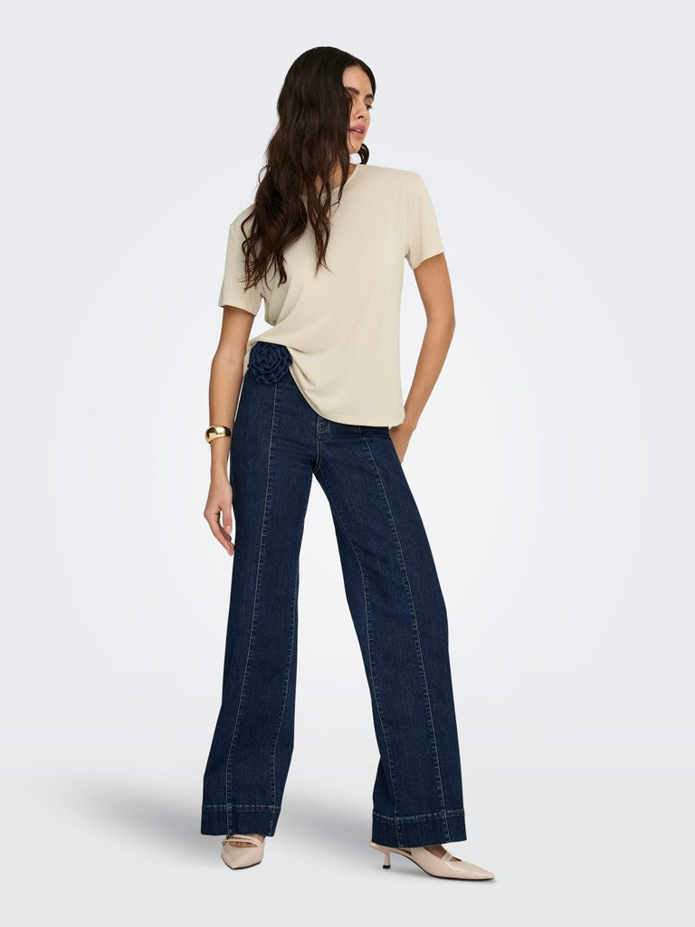 ONLFREE S/S DRAPING TOP