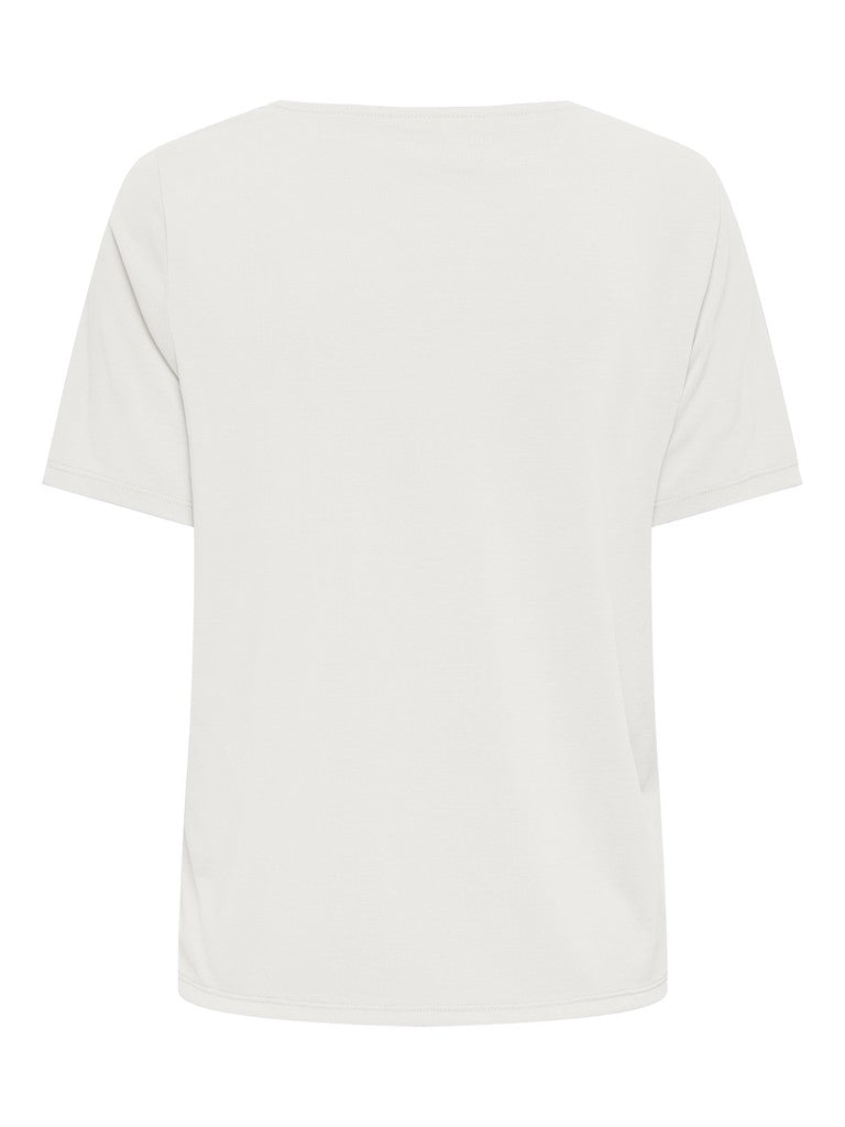 ONLFREE S/S SPLIT V-NECK TOP