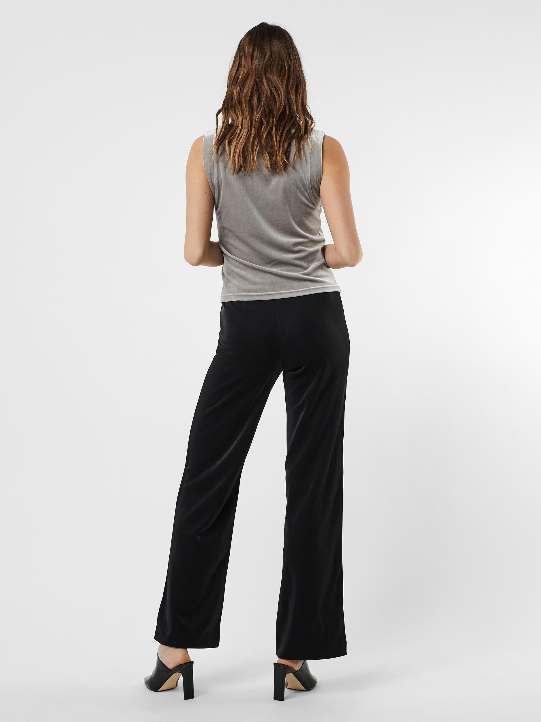 MID RISE STRAIGHT SHIMMER PANT