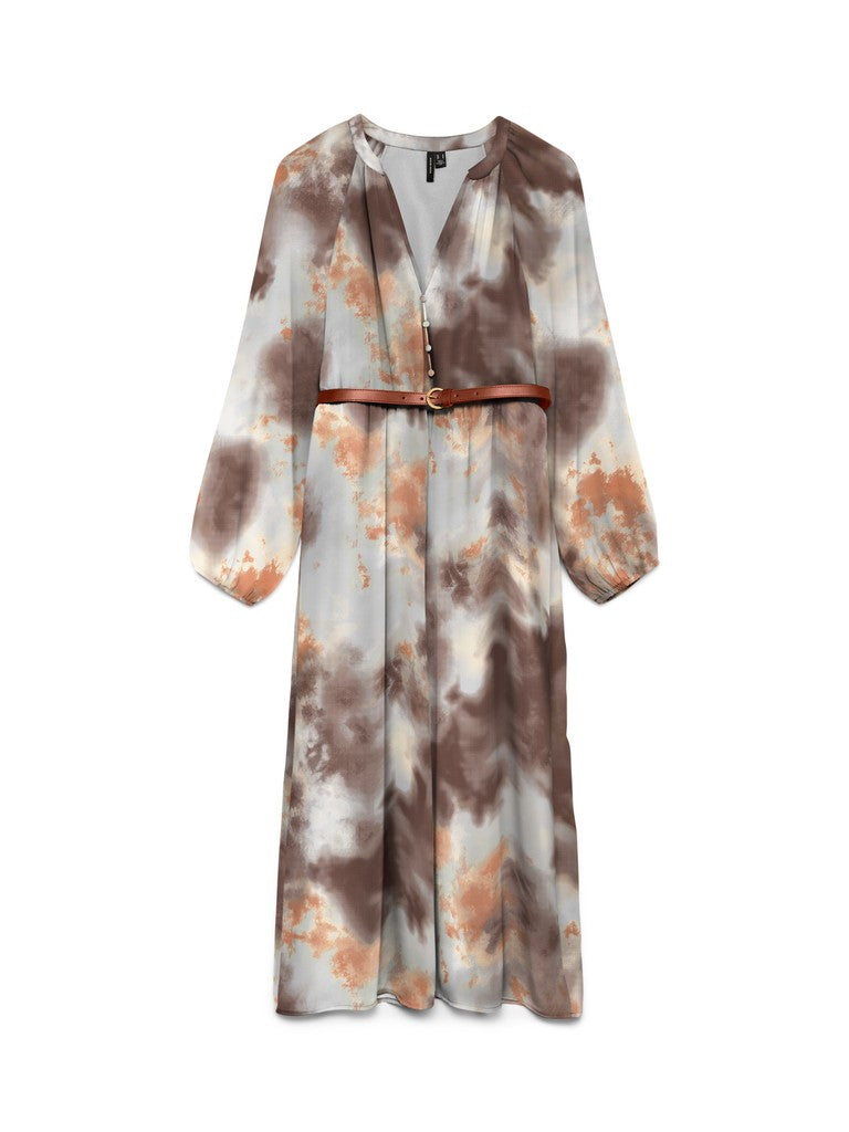VMHOLLY V-NECK 7/8 BELT DRESS