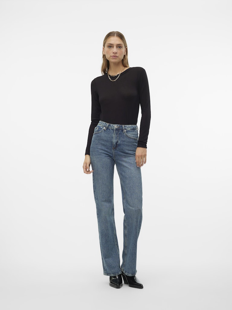 HIGH RISE WIDE JEANS