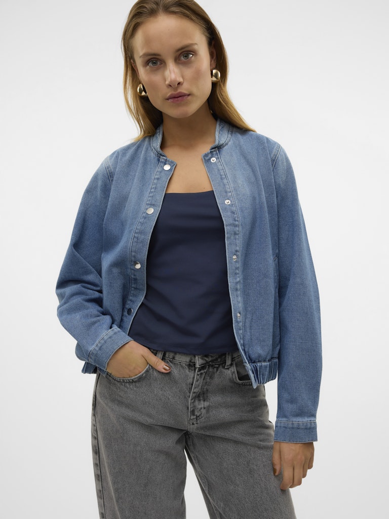 BOMBER DENIM JACKET