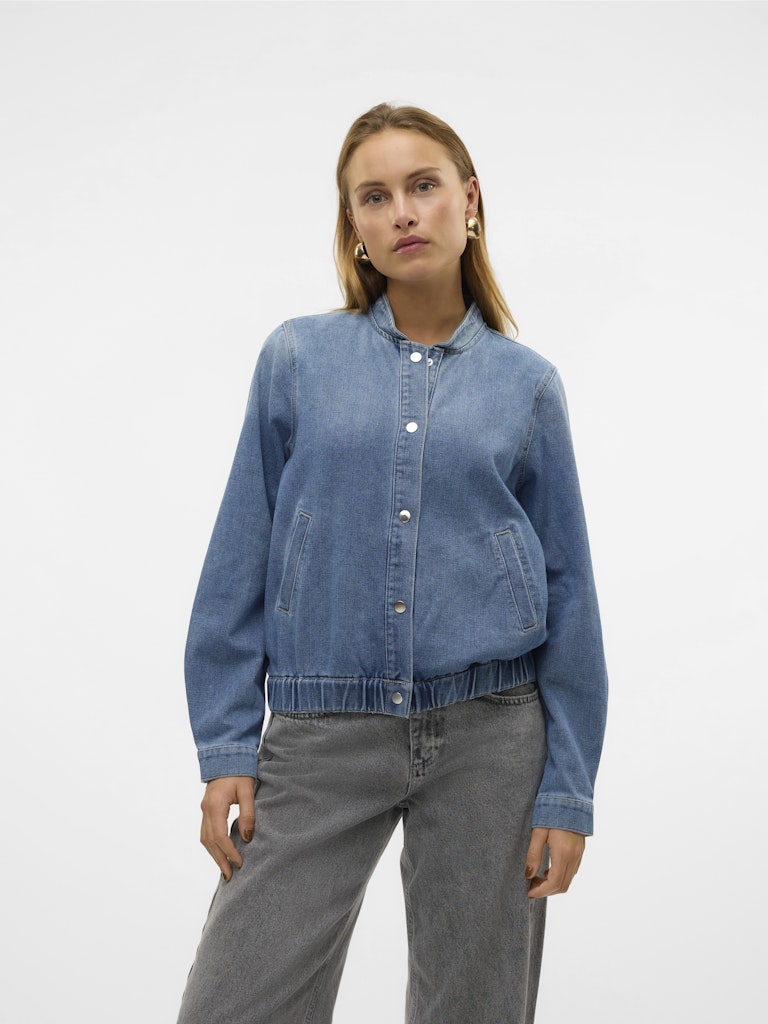 BOMBER DENIM JACKET