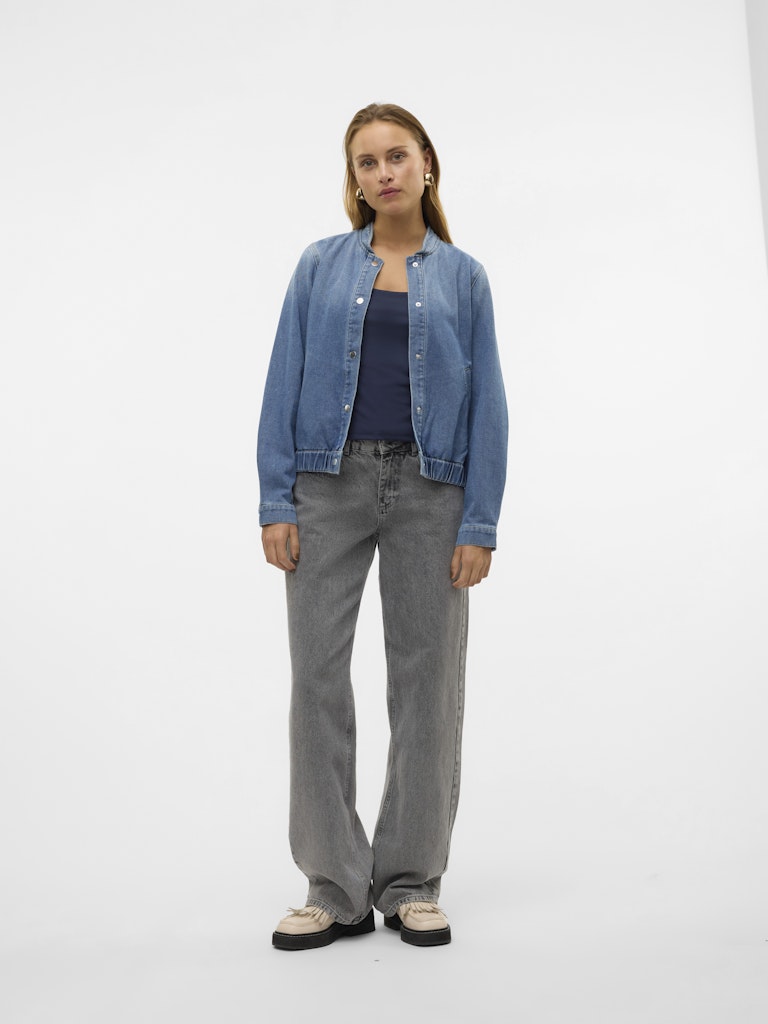 BOMBER DENIM JACKET
