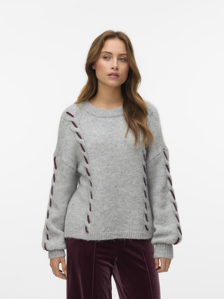 ILINA O-NECK HANDSTITCH PULLOVER